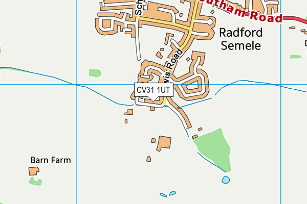 CV31 1UT map - OS VectorMap District (Ordnance Survey) CV31 1UT map - OS VectorMap District (Ordnance Survey)