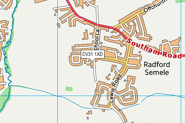 CV31 1XD map - OS VectorMap District (Ordnance Survey) CV31 1XD map - OS VectorMap District (Ordnance Survey)