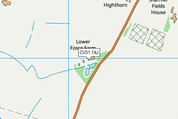 CV31 1XJ map - OS VectorMap District (Ordnance Survey) CV31 1XJ map - OS VectorMap District (Ordnance Survey)