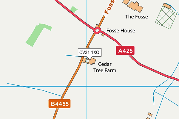 CV31 1XQ map - OS VectorMap District (Ordnance Survey) CV31 1XQ map - OS VectorMap District (Ordnance Survey)
