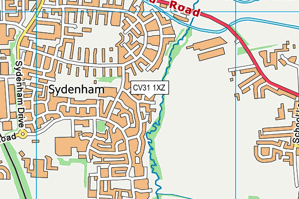 CV31 1XZ map - OS VectorMap District (Ordnance Survey) CV31 1XZ map - OS VectorMap District (Ordnance Survey)