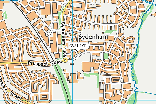 CV31 1YP map - OS VectorMap District (Ordnance Survey) CV31 1YP map - OS VectorMap District (Ordnance Survey)