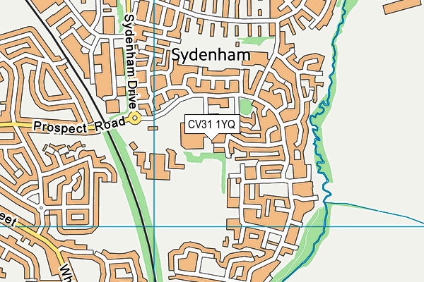CV31 1YQ map - OS VectorMap District (Ordnance Survey) CV31 1YQ map - OS VectorMap District (Ordnance Survey)
