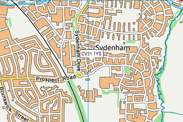 CV31 1YS map - OS VectorMap District (Ordnance Survey) CV31 1YS map - OS VectorMap District (Ordnance Survey)