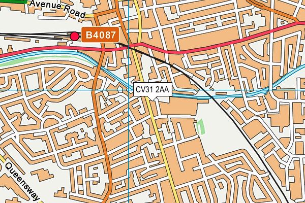 CV31 2AA map - OS VectorMap District (Ordnance Survey) CV31 2AA map - OS VectorMap District (Ordnance Survey)