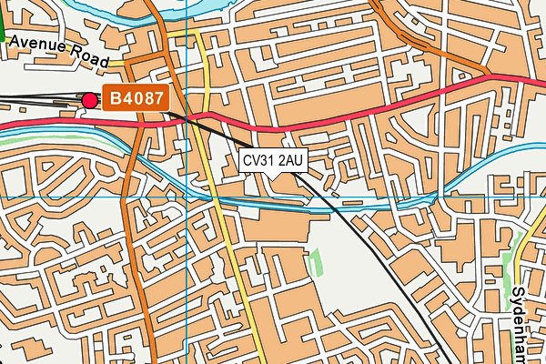 CV31 2AU map - OS VectorMap District (Ordnance Survey) CV31 2AU map - OS VectorMap District (Ordnance Survey)
