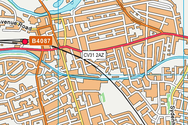CV31 2AZ map - OS VectorMap District (Ordnance Survey) CV31 2AZ map - OS VectorMap District (Ordnance Survey)