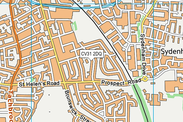 CV31 2DQ map - OS VectorMap District (Ordnance Survey) CV31 2DQ map - OS VectorMap District (Ordnance Survey)