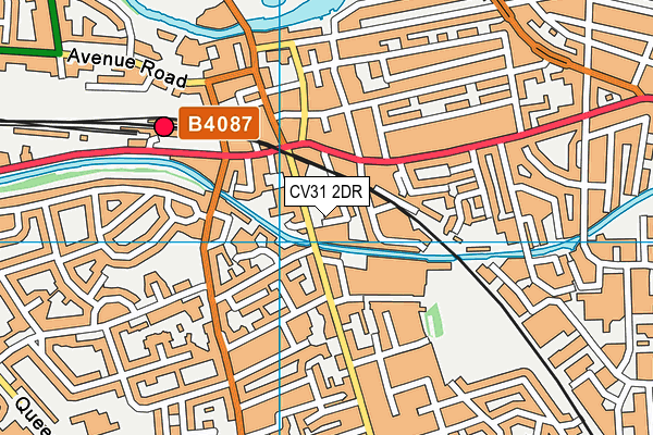 CV31 2DR map - OS VectorMap District (Ordnance Survey) CV31 2DR map - OS VectorMap District (Ordnance Survey)