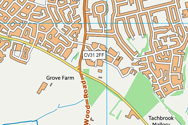 CV31 2FF map - OS VectorMap District (Ordnance Survey) CV31 2FF map - OS VectorMap District (Ordnance Survey)