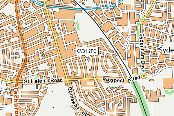 CV31 2FQ map - OS VectorMap District (Ordnance Survey) CV31 2FQ map - OS VectorMap District (Ordnance Survey)