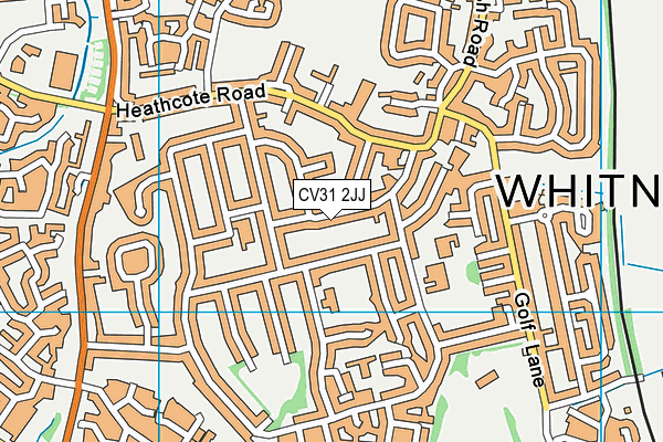 CV31 2JJ map - OS VectorMap District (Ordnance Survey) CV31 2JJ map - OS VectorMap District (Ordnance Survey)