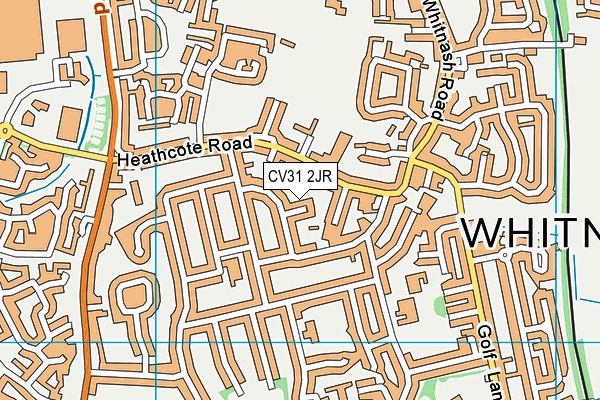 CV31 2JR map - OS VectorMap District (Ordnance Survey) CV31 2JR map - OS VectorMap District (Ordnance Survey)