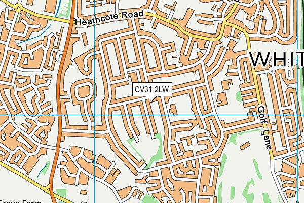 CV31 2LW map - OS VectorMap District (Ordnance Survey) CV31 2LW map - OS VectorMap District (Ordnance Survey)