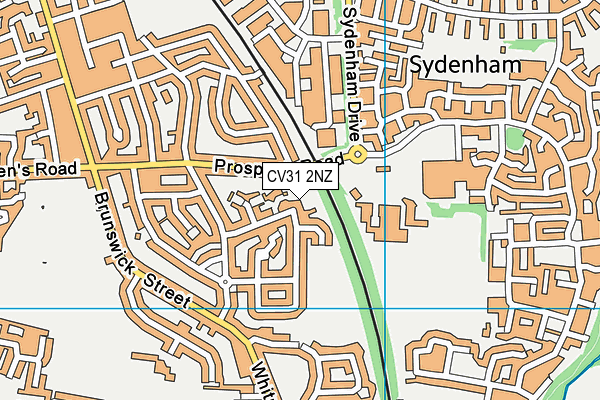 CV31 2NZ map - OS VectorMap District (Ordnance Survey) CV31 2NZ map - OS VectorMap District (Ordnance Survey)