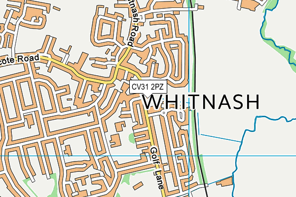 CV31 2PZ map - OS VectorMap District (Ordnance Survey) CV31 2PZ map - OS VectorMap District (Ordnance Survey)