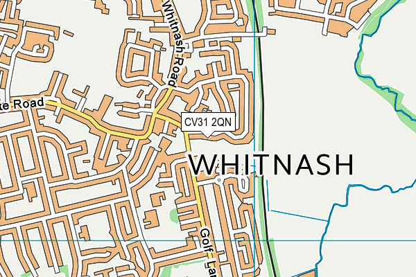 CV31 2QN map - OS VectorMap District (Ordnance Survey) CV31 2QN map - OS VectorMap District (Ordnance Survey)