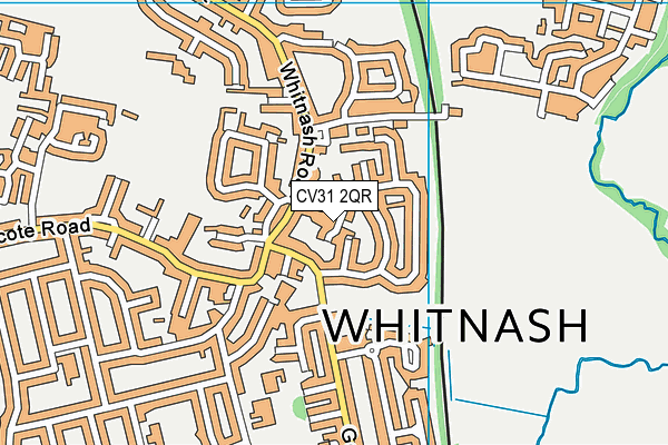 CV31 2QR map - OS VectorMap District (Ordnance Survey) CV31 2QR map - OS VectorMap District (Ordnance Survey)