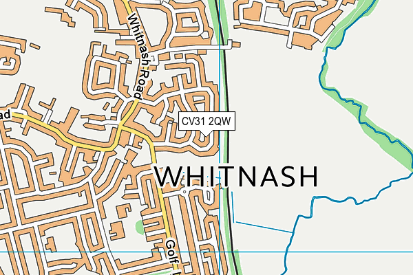 CV31 2QW map - OS VectorMap District (Ordnance Survey) CV31 2QW map - OS VectorMap District (Ordnance Survey)