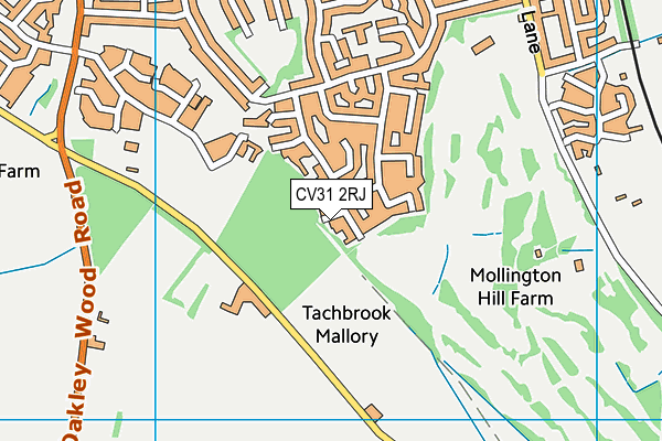 CV31 2RJ map - OS VectorMap District (Ordnance Survey) CV31 2RJ map - OS VectorMap District (Ordnance Survey)