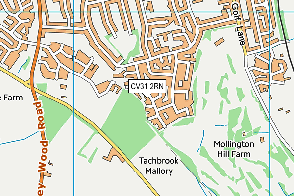 CV31 2RN map - OS VectorMap District (Ordnance Survey) CV31 2RN map - OS VectorMap District (Ordnance Survey)