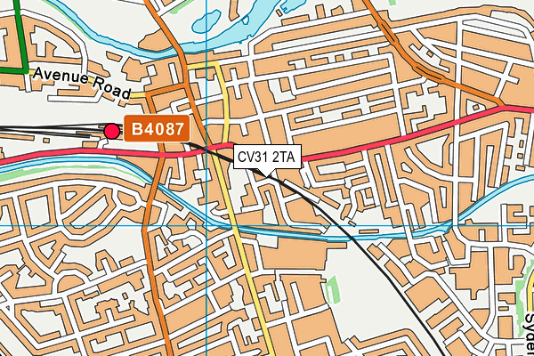 CV31 2TA map - OS VectorMap District (Ordnance Survey) CV31 2TA map - OS VectorMap District (Ordnance Survey)