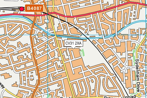 CV31 2XA map - OS VectorMap District (Ordnance Survey) CV31 2XA map - OS VectorMap District (Ordnance Survey)