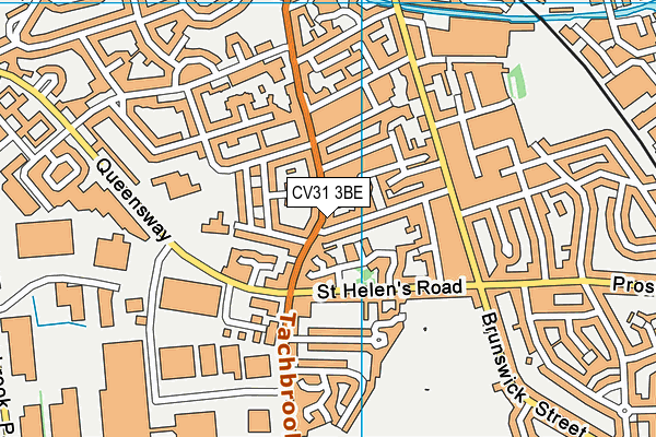 CV31 3BE map - OS VectorMap District (Ordnance Survey) CV31 3BE map - OS VectorMap District (Ordnance Survey)