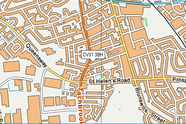 CV31 3BH map - OS VectorMap District (Ordnance Survey) CV31 3BH map - OS VectorMap District (Ordnance Survey)