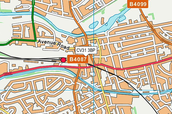 CV31 3BP map - OS VectorMap District (Ordnance Survey) CV31 3BP map - OS VectorMap District (Ordnance Survey)