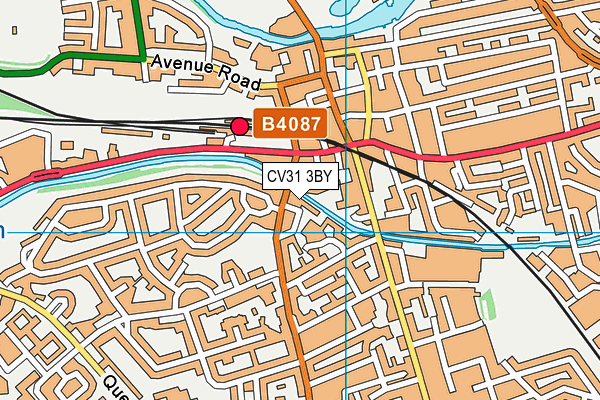 CV31 3BY map - OS VectorMap District (Ordnance Survey)