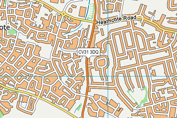 CV31 3DQ map - OS VectorMap District (Ordnance Survey) CV31 3DQ map - OS VectorMap District (Ordnance Survey)