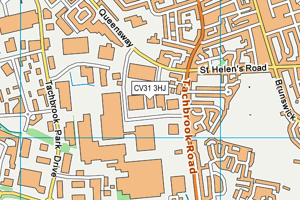 CV31 3HJ map - OS VectorMap District (Ordnance Survey) CV31 3HJ map - OS VectorMap District (Ordnance Survey)