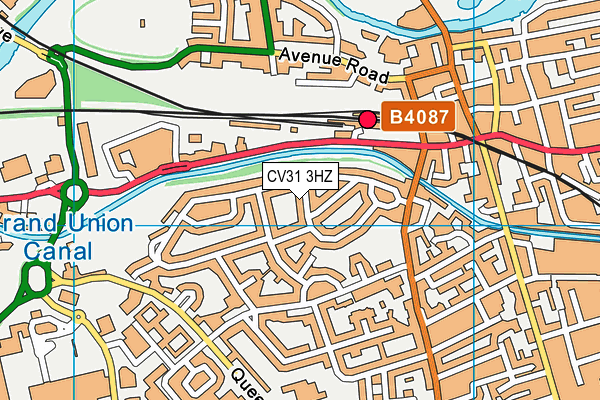 CV31 3HZ map - OS VectorMap District (Ordnance Survey) CV31 3HZ map - OS VectorMap District (Ordnance Survey)
