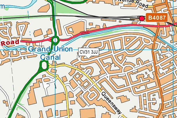 CV31 3JJ map - OS VectorMap District (Ordnance Survey) CV31 3JJ map - OS VectorMap District (Ordnance Survey)