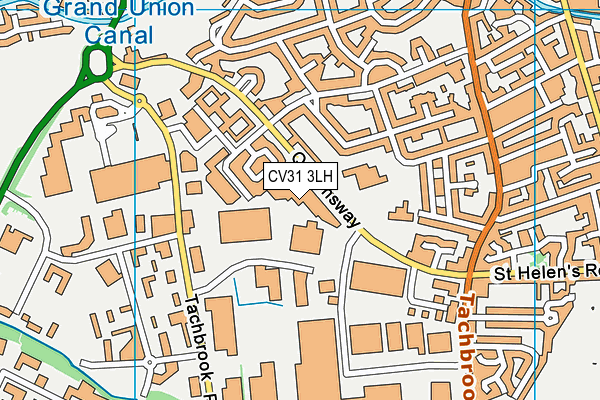 CV31 3LH map - OS VectorMap District (Ordnance Survey) CV31 3LH map - OS VectorMap District (Ordnance Survey)