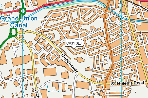 CV31 3LJ map - OS VectorMap District (Ordnance Survey) CV31 3LJ map - OS VectorMap District (Ordnance Survey)