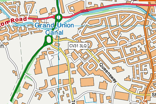 CV31 3LQ map - OS VectorMap District (Ordnance Survey) CV31 3LQ map - OS VectorMap District (Ordnance Survey)