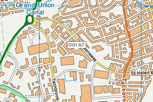 CV31 3LT map - OS VectorMap District (Ordnance Survey) CV31 3LT map - OS VectorMap District (Ordnance Survey)