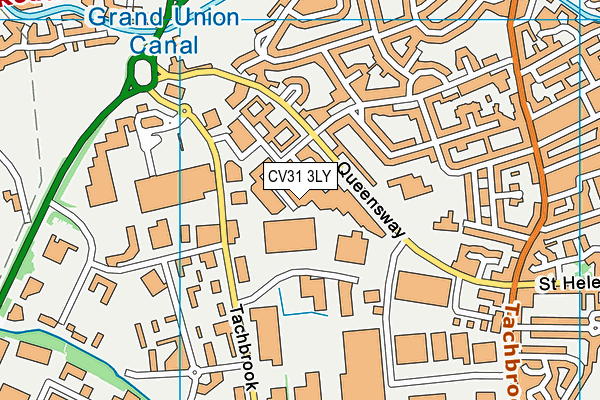 CV31 3LY map - OS VectorMap District (Ordnance Survey) CV31 3LY map - OS VectorMap District (Ordnance Survey)