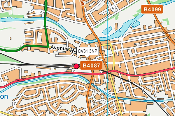 CV31 3NP map - OS VectorMap District (Ordnance Survey) CV31 3NP map - OS VectorMap District (Ordnance Survey)