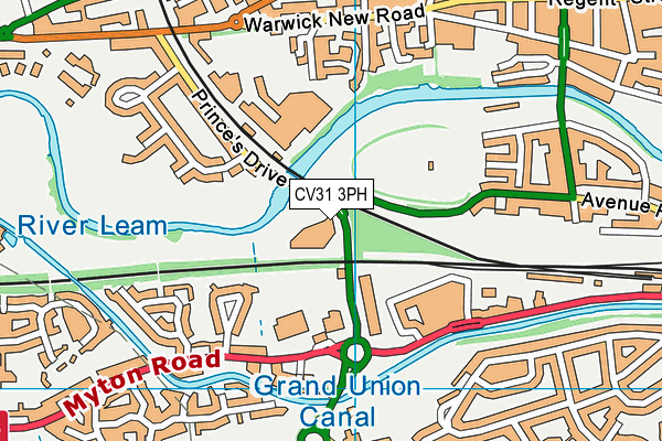 CV31 3PH map - OS VectorMap District (Ordnance Survey) CV31 3PH map - OS VectorMap District (Ordnance Survey)