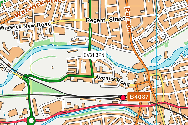 CV31 3PN map - OS VectorMap District (Ordnance Survey) CV31 3PN map - OS VectorMap District (Ordnance Survey)