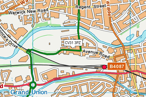 CV31 3PZ map - OS VectorMap District (Ordnance Survey) CV31 3PZ map - OS VectorMap District (Ordnance Survey)