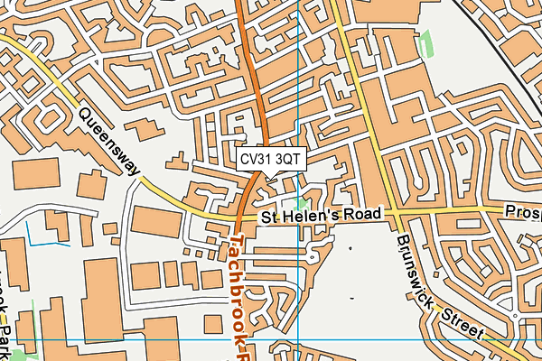 CV31 3QT map - OS VectorMap District (Ordnance Survey) CV31 3QT map - OS VectorMap District (Ordnance Survey)