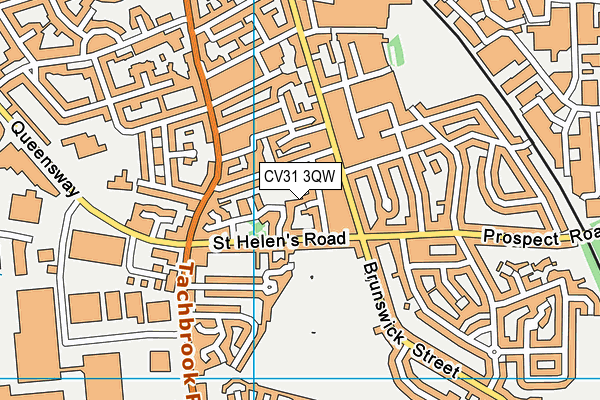 CV31 3QW map - OS VectorMap District (Ordnance Survey) CV31 3QW map - OS VectorMap District (Ordnance Survey)