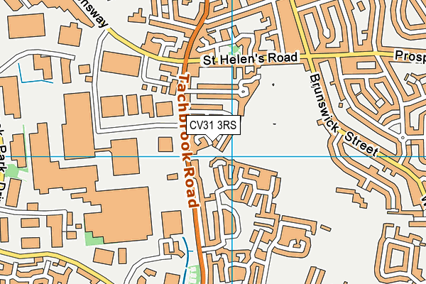 CV31 3RS map - OS VectorMap District (Ordnance Survey)