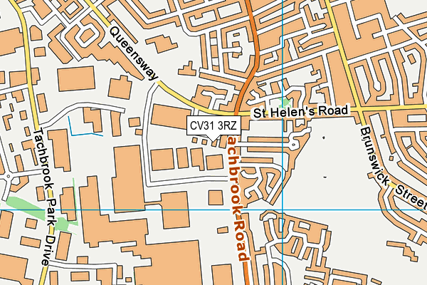 CV31 3RZ map - OS VectorMap District (Ordnance Survey) CV31 3RZ map - OS VectorMap District (Ordnance Survey)