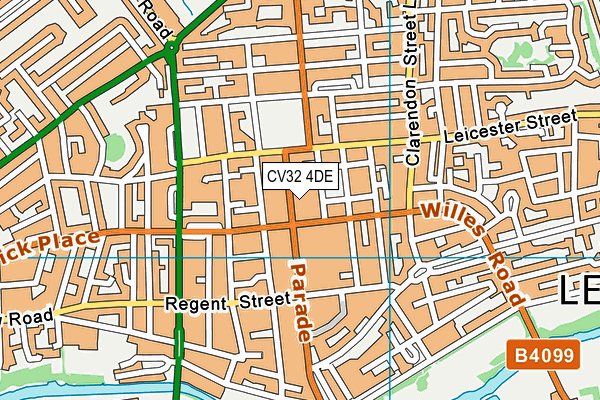 CV32 4DE map - OS VectorMap District (Ordnance Survey) CV32 4DE map - OS VectorMap District (Ordnance Survey)