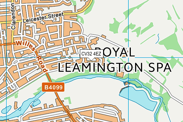 CV32 4EZ map - OS VectorMap District (Ordnance Survey) CV32 4EZ map - OS VectorMap District (Ordnance Survey)